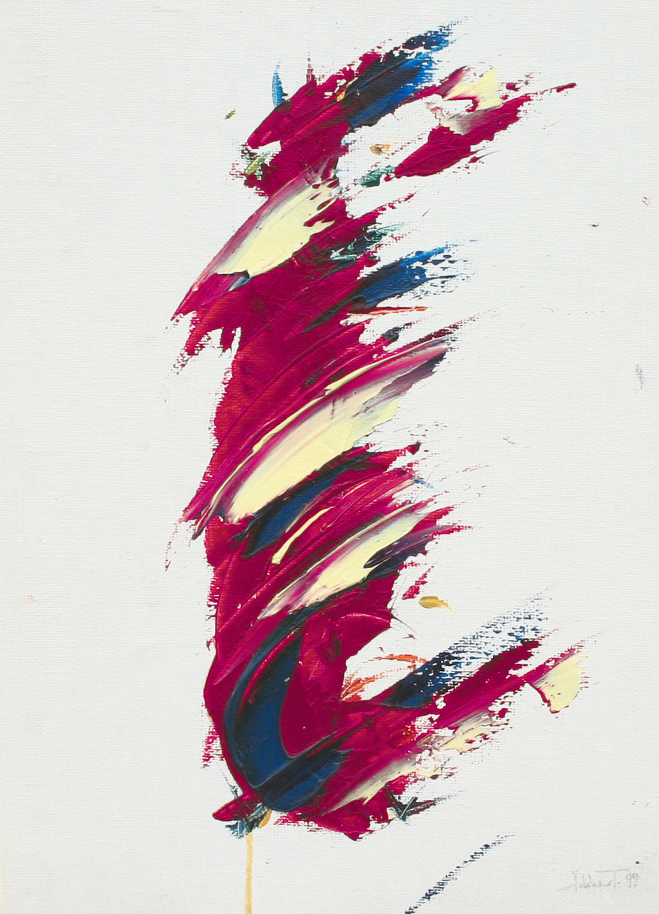 Senza titolo - Olio su tela - 39x54 - 1999