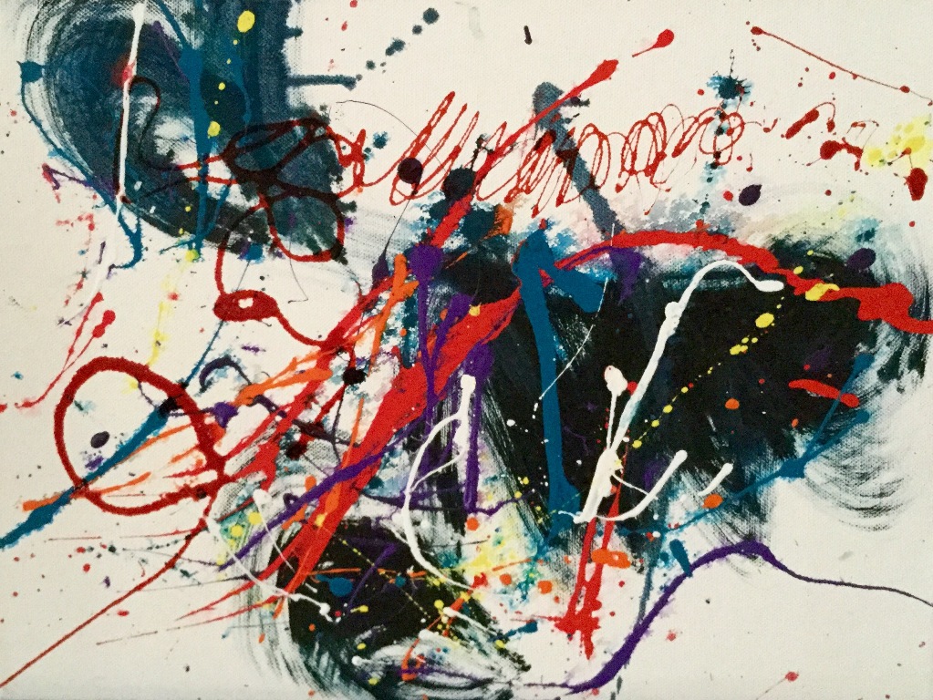 Senza titolo 5 di sette. Acrilici su tela. 30x40. 2014